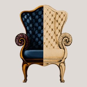 Перетяжка стульев, декоративные гвоздики, тесьма